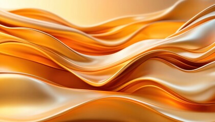 Obraz premium Experience the abstracted flow of energy with this tranquil power muscle massage inspired visual Golden hues dominate this calm and serene image, creating a soothing and powerful experience This