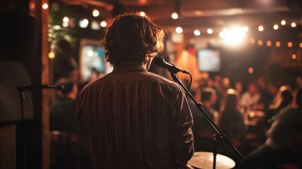 Open mic events let you share talents with a supportive audience.