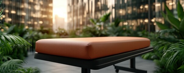 Explore therapeutic posture correction techniques in a modern healthcare clinic setting, with vibrant imagery showcasing the latest in ergonomic design and professionalism This image captures a