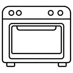 Smart Oven Vector Icon Design