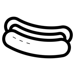 hotdog food icon