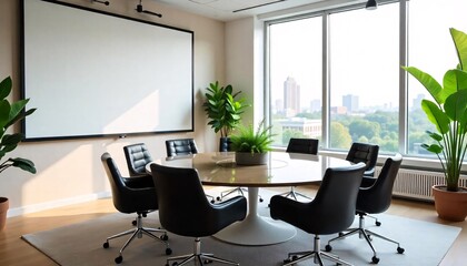 corporate branding identity logo display white blank frame mockup with modern business offices reception background as banner with copy space area mock up