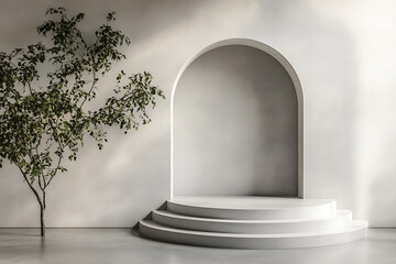 Minimalist Modern Archway Interior Design