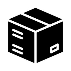 shipping glyph icon