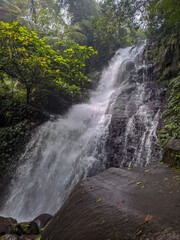waterfall in the mountains