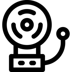 bell education icon style outline