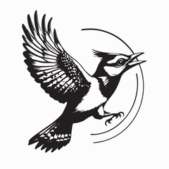 Common Kingfisher Bird image vector. Illustration of Common Kingfisher Bird image isolated on white background.