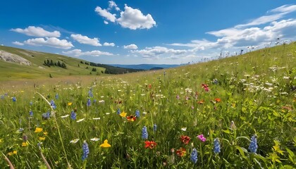 Obraz premium meadow with wildflowers