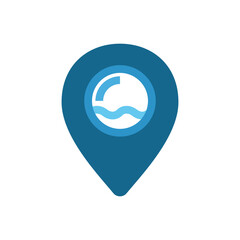 Laundry Logo Template Icon