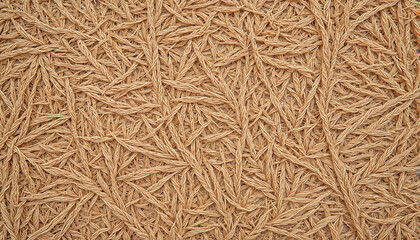 Obraz premium Woven natural straw texture in beige tones 