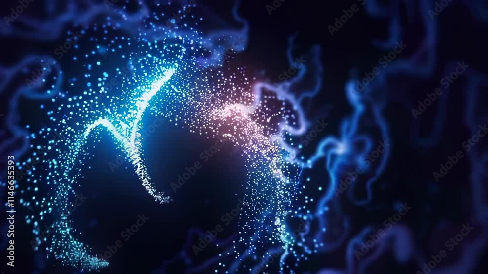 Leinwandbilder exploring the mysteries of cosmic energy through vibrant visualizations and dynamic animations