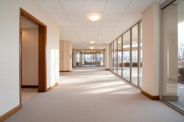 Obraz premium Tranquil Modern Corridor Elegance