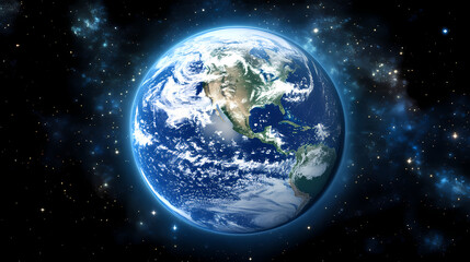 Fototapeta premium Galactic Traveler: Futuristic Spaceman in Deep Space Art
