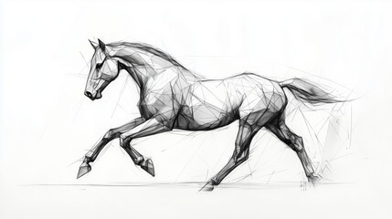 A horse