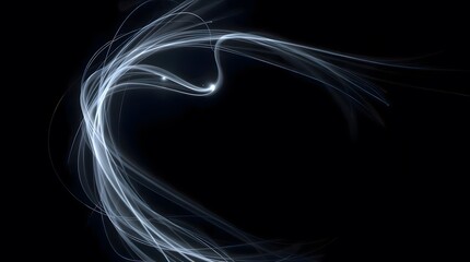 Fototapeta premium smoke on black