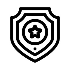 badge line icon