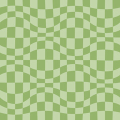 Psychedelic checkerboard poster