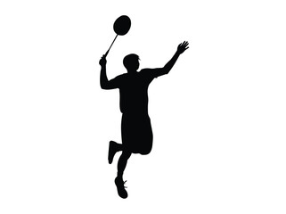 badminton silhouette