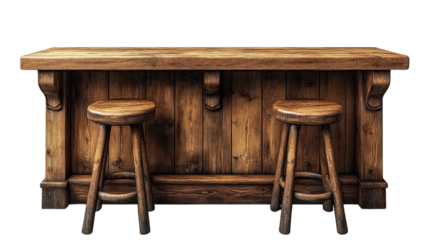 old wooden chair isolated on white background 