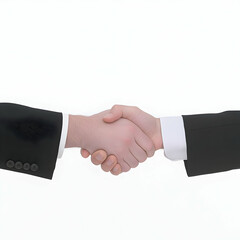 Business Handshake Illustration