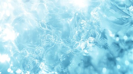 Obraz premium clear blue water texture background