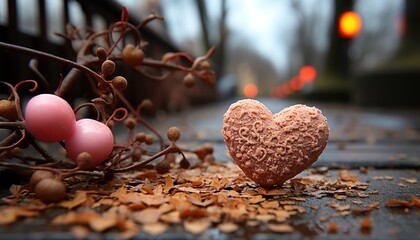Fototapeta premium heart shaped candy