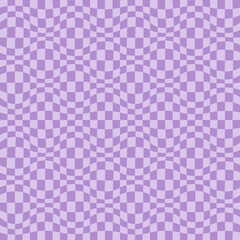 Psychedelic checkerboard poster