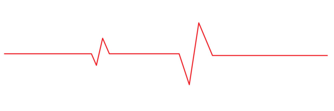 Life line icon vector. Heartbeat line icon. Medetsina sign. Cardiogram line icon, sign. Heart pulse silhouette, icon, symbol. Vector illustration.