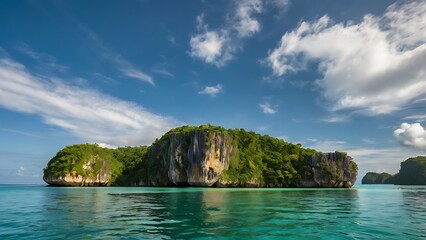 Obraz premium tropical island in the ocean