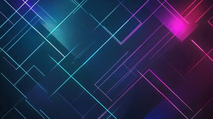 Fototapeta premium abstract neon lines background
