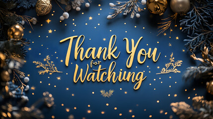 text thank you for watching