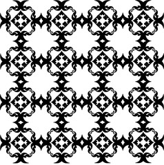 black and white seamless modern pattern