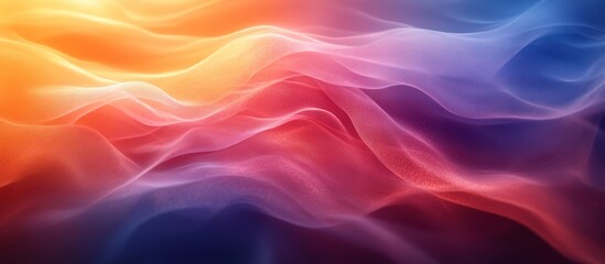 Obraz premium Abstract colorful wavy fabric texture background.