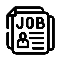 Job line icon