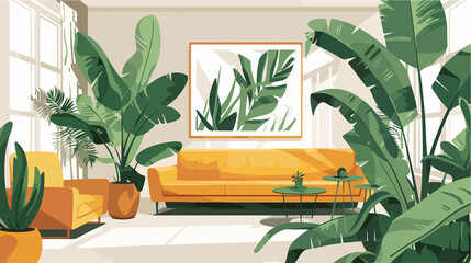 Obraz premium Banana Ripeness Chart Flat Vector Illustration