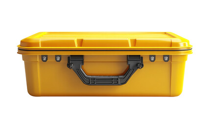 Travel suitcase isolated on white background 