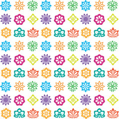 Simple Seamless Pattern Design. Easy to Customizable and Easily Change To Any Color 