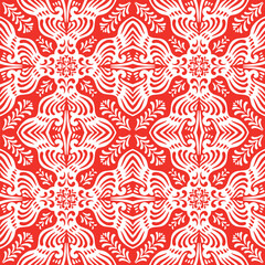  Artistic pattern in Christmas style is suitable for textiles and decor, seamless pattern vector 