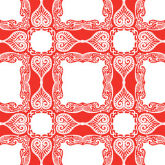 Artistic pattern in Christmas style is suitable for textiles and decor, seamless pattern vector 