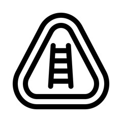ladder safety line icon