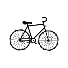 Fototapeta premium Bicycle icon bike vector symbol. Easily editable.