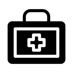 first aid kit glyph icon