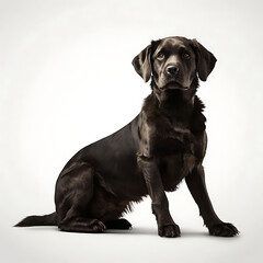 Fototapeta premium black labrador puppy