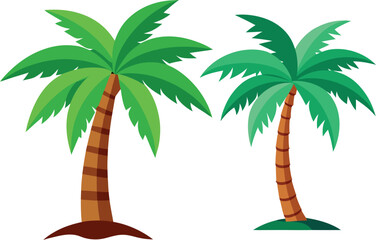  palm tree vector illustration