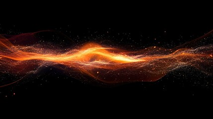 dynamic explosion of sparks captured mid-flight against seamless dark background