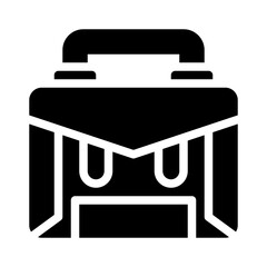 briefcase glyph icon