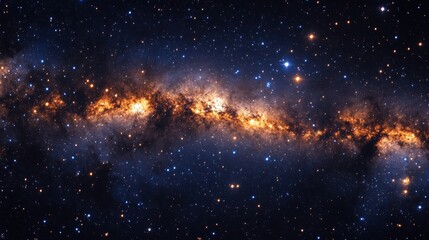 Fototapeta premium celestial tapestry: a stunning view of the milky way galaxy