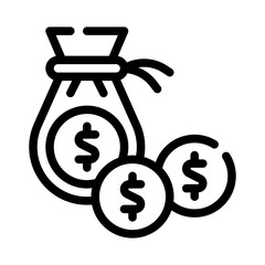 money line icon