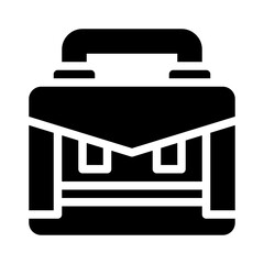 briefcase glyph icon