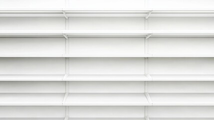 Fototapeta premium Empty shelves in store.